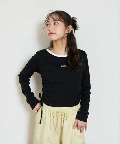 Lovetoxic / ラブトキシック Tシャツ | サイドドロスト長袖Tシャツ | 詳細4