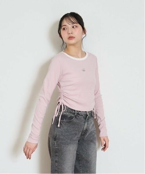 Lovetoxic / ラブトキシック Tシャツ | サイドドロスト長袖Tシャツ | 詳細6