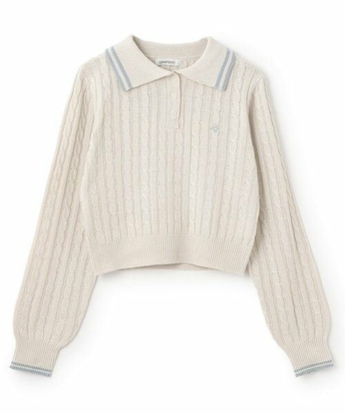 Lovetoxic / ラブトキシック ニット・セーター | クロップドポロニット | 詳細1