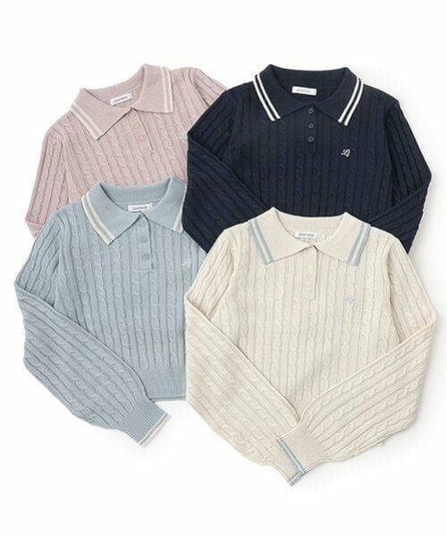 Lovetoxic / ラブトキシック ニット・セーター | クロップドポロニット | 詳細11