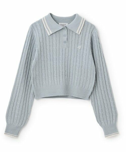 Lovetoxic / ラブトキシック ニット・セーター | クロップドポロニット | 詳細3