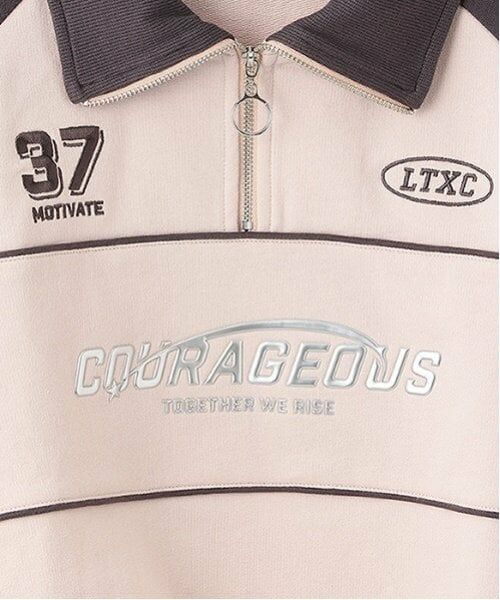 Lovetoxic / ラブトキシック スウェット | 【LTXC】ハーフジッププルオーバー | 詳細12