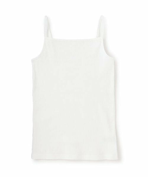 Lovetoxic / ラブトキシック キャミソール・チューブトップ | 【ベーシック】【綿100％】テレコキャミソール（オフ ホワイト）