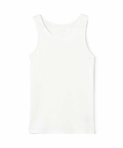 Lovetoxic / ラブトキシック キャミソール・チューブトップ | 【ベーシック】【綿100％】テレコタンクトップ（オフ ホワイト）