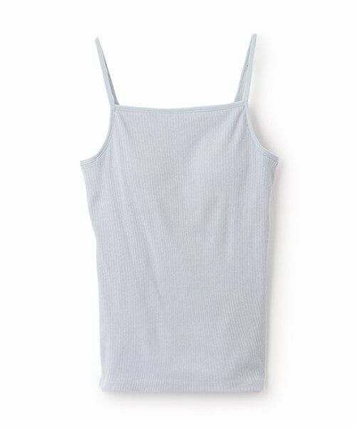Lovetoxic / ラブトキシック キャミソール・チューブトップ | 【ベーシック】【綿100％】カップつきテレコキャミソール（サックス）