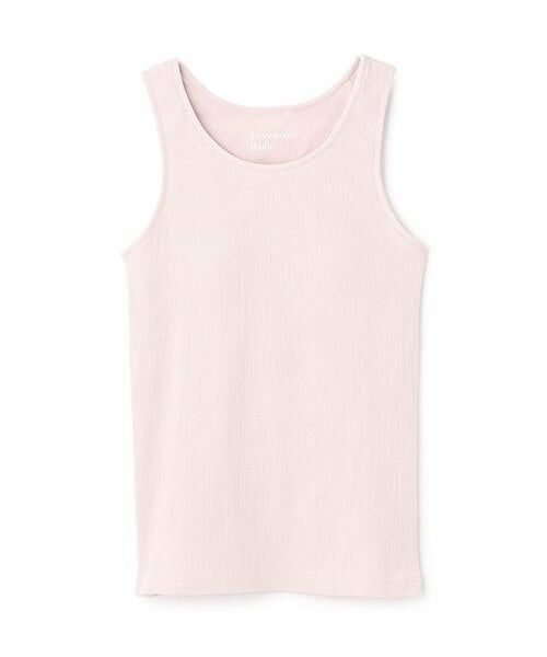 Lovetoxic / ラブトキシック キャミソール・チューブトップ | 【ベーシック】【綿100％】カップつきテレコタンクトップ（ピンク）