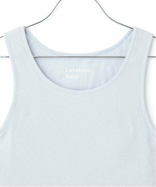 Lovetoxic / ラブトキシック キャミソール・チューブトップ | 【ベーシック】【綿100％】カップつきテレコタンクトップ | 詳細3