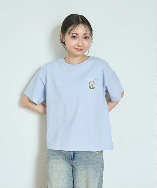 Lovetoxic / ラブトキシック Tシャツ | 【GOODPRICE】【綿100％】キャラワンポイント990半T（サックス）