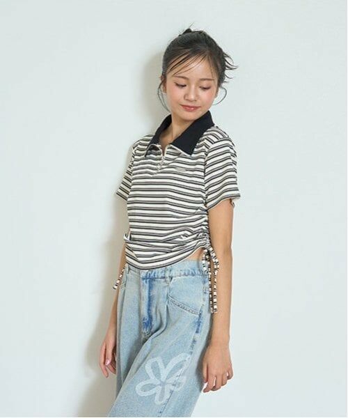 Lovetoxic / ラブトキシック ポロシャツ | ハーフジップドロストT | 詳細1