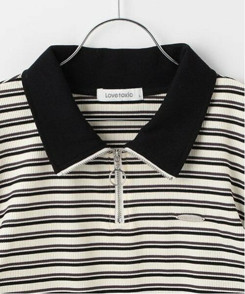 Lovetoxic / ラブトキシック ポロシャツ | ハーフジップドロストT | 詳細8