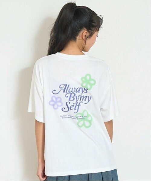 Lovetoxic / ラブトキシック Tシャツ | オーガビッツフラワーT（オフ ホワイト）