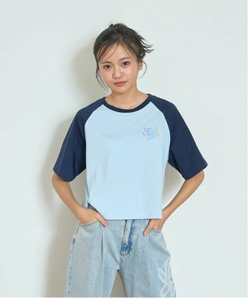 Lovetoxic / ラブトキシック Tシャツ | ハートラグラン五分袖Tシャツ | 詳細1