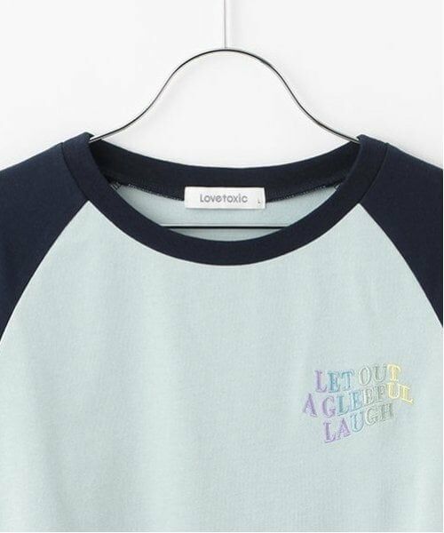 Lovetoxic / ラブトキシック Tシャツ | ハートラグラン五分袖Tシャツ | 詳細11