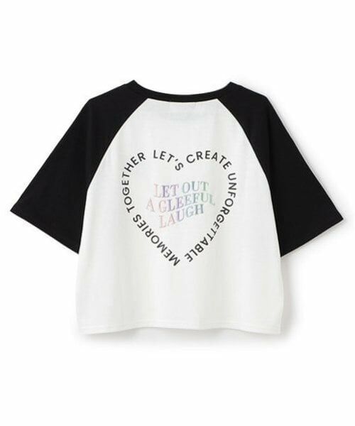 Lovetoxic / ラブトキシック Tシャツ | ハートラグラン五分袖Tシャツ | 詳細6