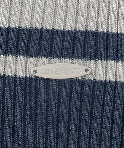 Lovetoxic / ラブトキシック ニット・セーター | 【アラエル】半袖ジップニット | 詳細10