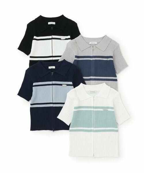 Lovetoxic / ラブトキシック ニット・セーター | 【アラエル】半袖ジップニット | 詳細14