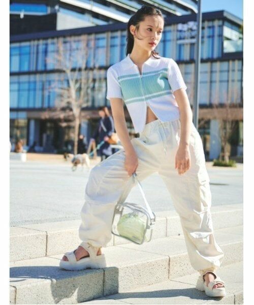 Lovetoxic / ラブトキシック ニット・セーター | 【アラエル】半袖ジップニット | 詳細2