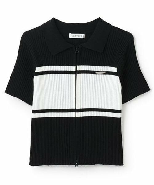 Lovetoxic / ラブトキシック ニット・セーター | 【アラエル】半袖ジップニット | 詳細5