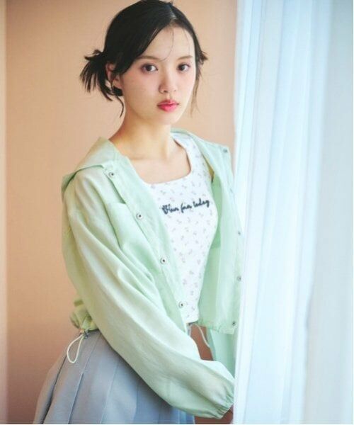 Lovetoxic / ラブトキシック パーカー | UVシアーパーカ（エメラルド グリーン）