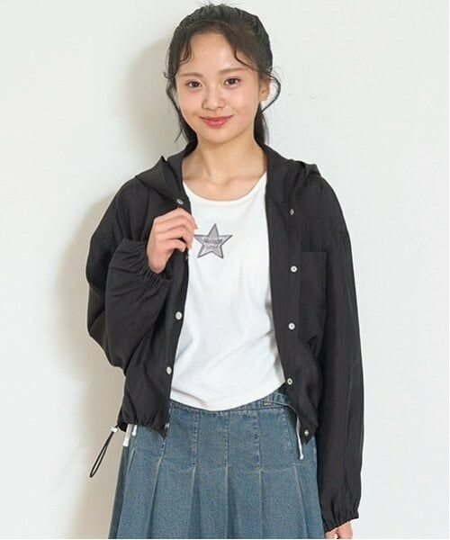 Lovetoxic / ラブトキシック パーカー | UVシアーパーカ（黒）