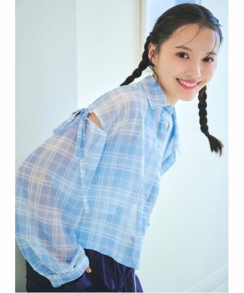 Lovetoxic / ラブトキシック シャツ・ブラウス | チェックシアーシャツ | 詳細1