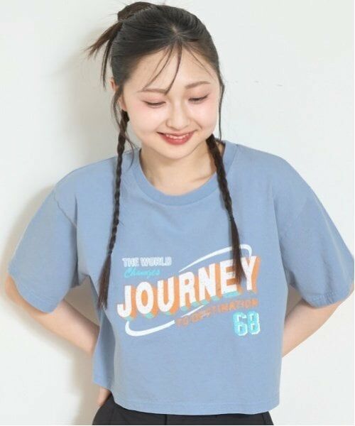 Lovetoxic / ラブトキシック Tシャツ | 【LTXC】【綿100%】ピグメントTシャツ(サックス)