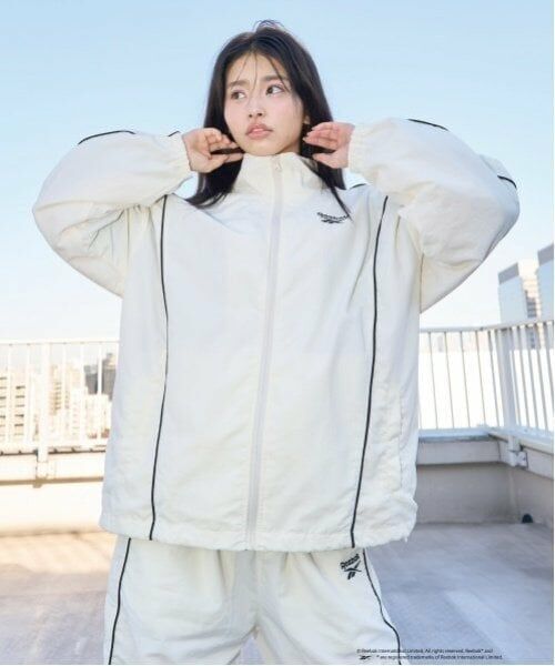 Lovetoxic / ラブトキシック ブルゾン | 【Reebok】ナイロンブルゾン（オフ ホワイト）