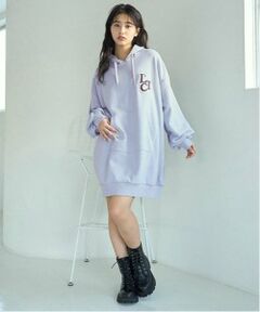 Lovetoxic / ラブトキシック ミニ丈・ひざ丈ワンピース | 【GOODPRICE】サガラワンポパーカワンピース