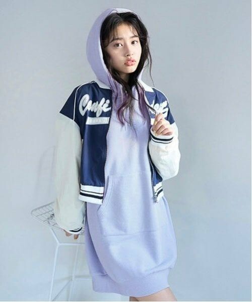 Lovetoxic / ラブトキシック ミニ丈・ひざ丈ワンピース | 【GOODPRICE】サガラワンポパーカワンピース | 詳細2