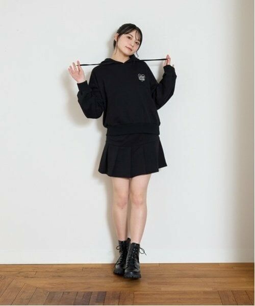 Lovetoxic / ラブトキシック ショート・ハーフ・半端丈パンツ | スカートセットアップ（黒）