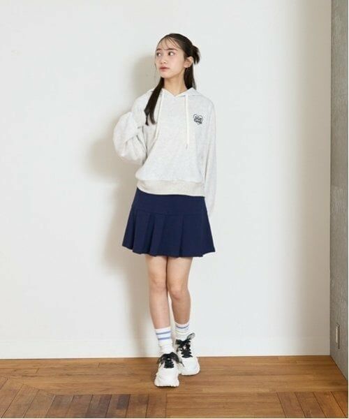 Lovetoxic / ラブトキシック ショート・ハーフ・半端丈パンツ | スカートセットアップ（シロ杢）