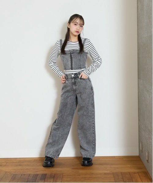 Lovetoxic / ラブトキシック その他パンツ | 【綿100％】ビスチェセットアップ（グレー）