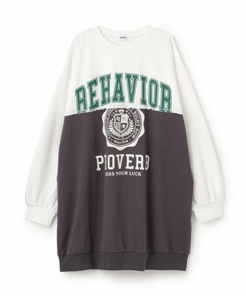 Lovetoxic / ラブトキシック ミニ丈・ひざ丈ワンピース | 【LTXC】バイカラープルワンピース | 詳細8