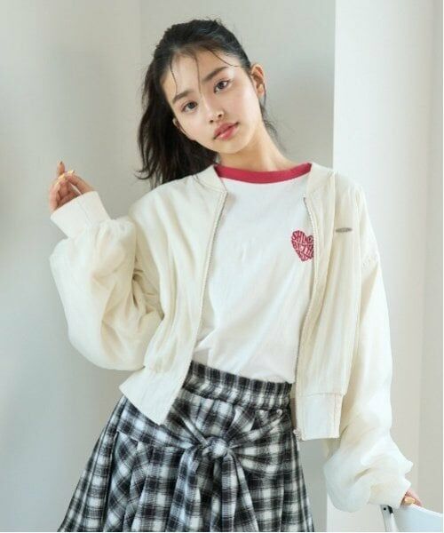 Lovetoxic / ラブトキシック ブルゾン | シアーブルゾン（アイボリー）