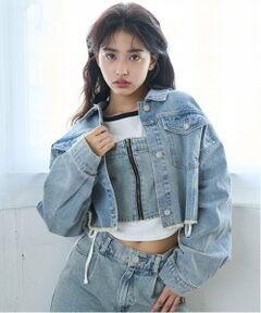 Lovetoxic / ラブトキシック ブルゾン | 【綿100％】クロップドGジャン