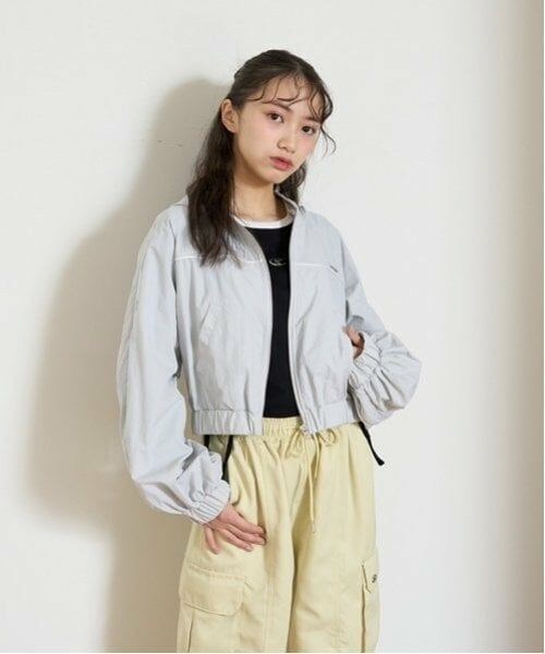 Lovetoxic / ラブトキシック ブルゾン | 【LTXC】クロップドラインブルゾン（グレー）