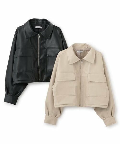 Lovetoxic / ラブトキシック ブルゾン | 合皮ショートブルゾン | 詳細13