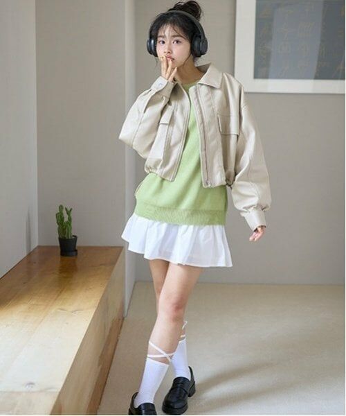 Lovetoxic / ラブトキシック ブルゾン | 合皮ショートブルゾン | 詳細2