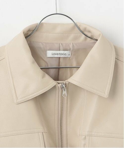 Lovetoxic / ラブトキシック ブルゾン | 合皮ショートブルゾン | 詳細4