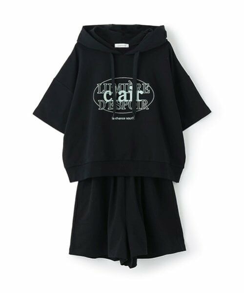 Lovetoxic / ラブトキシック パーカー | 【GOODPRICE】【綿100％】半袖パーカセットアップ | 詳細13