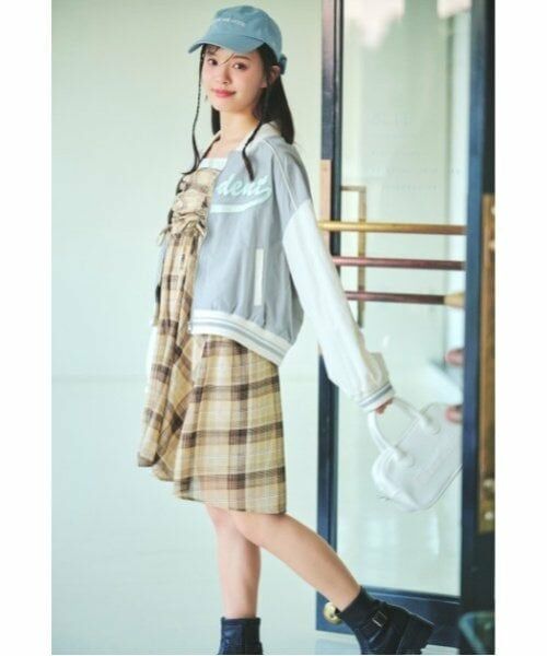 Lovetoxic / ラブトキシック ミニ丈・ひざ丈ワンピース | ドロストジャンスカ | 詳細1