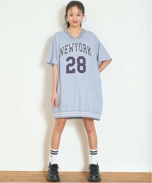 Lovetoxic / ラブトキシック ミニ丈・ひざ丈ワンピース | 【LTXC】【吸水速乾/さらさら】ナンバーTOP | 詳細1