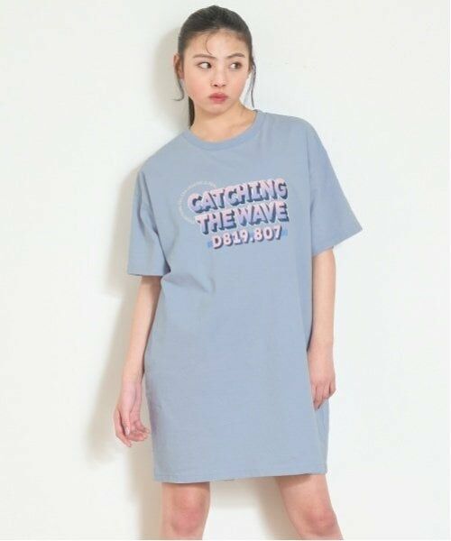 Lovetoxic / ラブトキシック ミニ丈・ひざ丈ワンピース | 【LTXC】【GOODPRICE】【綿100％】ピグメントTOP（サックス）