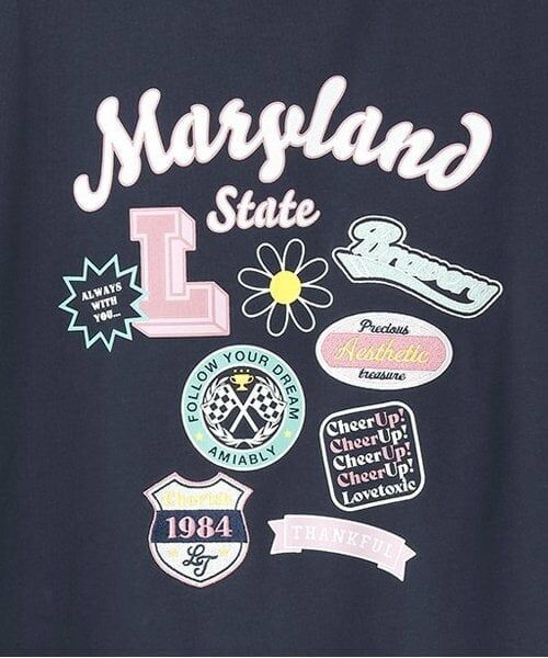 Lovetoxic / ラブトキシック ミニ丈・ひざ丈ワンピース | 【接触冷感/ひんやり】【GOODPRICE】【綿100％】バックワッペンワンピ | 詳細7