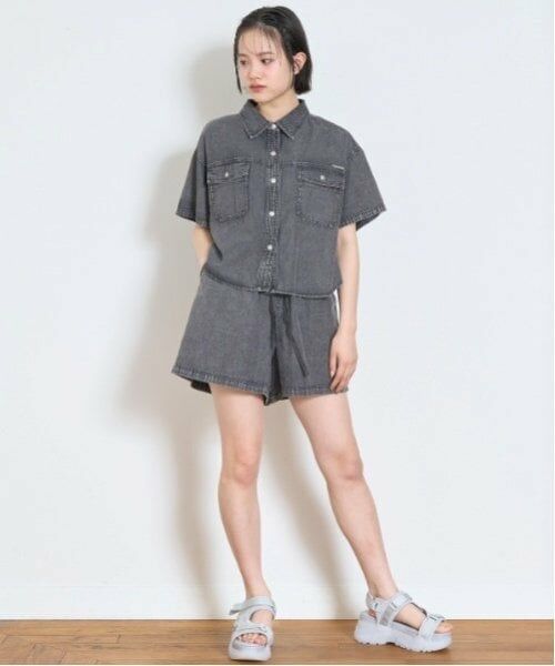 Lovetoxic / ラブトキシック シャツ・ブラウス | 【綿100％】デニムシャツセットアップ | 詳細2