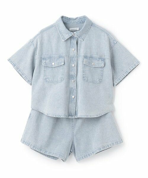 Lovetoxic / ラブトキシック シャツ・ブラウス | 【綿100％】デニムシャツセットアップ | 詳細4