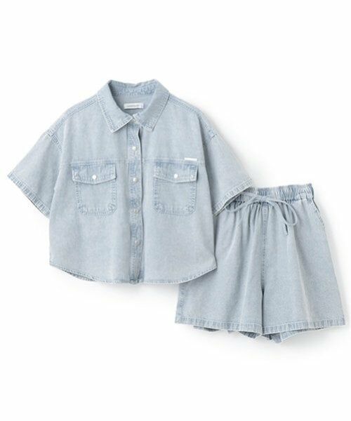 Lovetoxic / ラブトキシック シャツ・ブラウス | 【綿100％】デニムシャツセットアップ | 詳細7