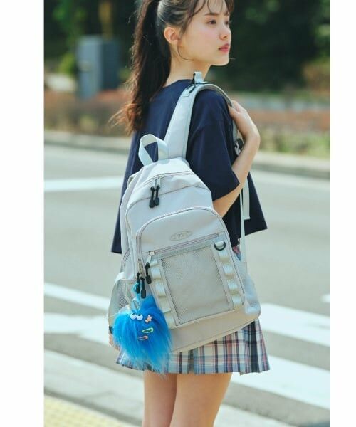 Lovetoxic / ラブトキシック リュック・バックパック | 【LTXC】メッシュポケットリュック 23L（グレー）