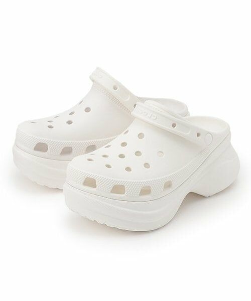 Lovetoxic / ラブトキシック サンダル | 【crocs】厚底クロックス（白）