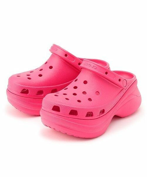 Lovetoxic / ラブトキシック サンダル | 【crocs】厚底クロックス（マゼンダ）